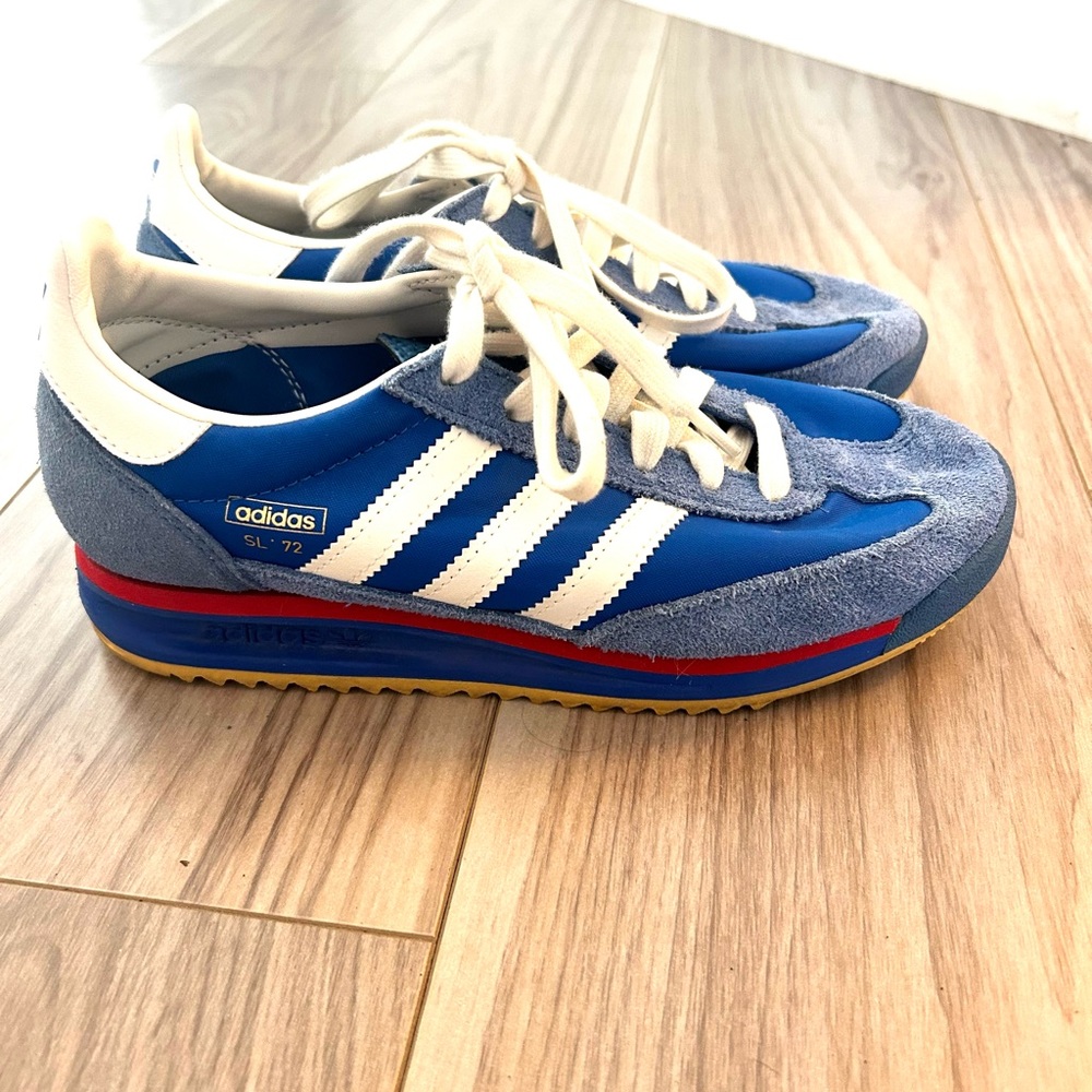 Adidas SL 72 Blue and White Sneakers